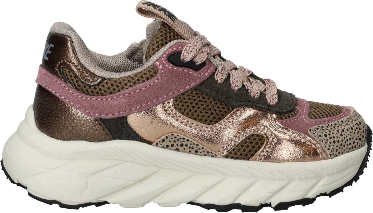 IK-KE Sneakers - Meisjes - Taupe - Maat:28