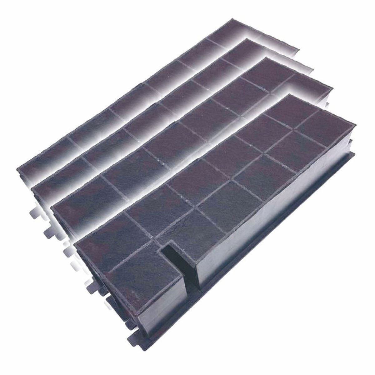 4x Zanussi Koolstoffilter MCFE18ST / 4055356002 / Type 60 / 60 / 902979621 / 9029801199 / MCFE18