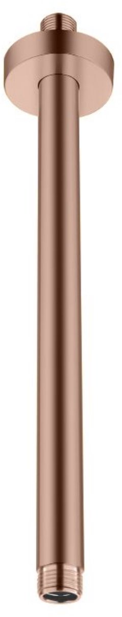 Aloni rainshower plafondarm – 30 cm – geborsteld koper