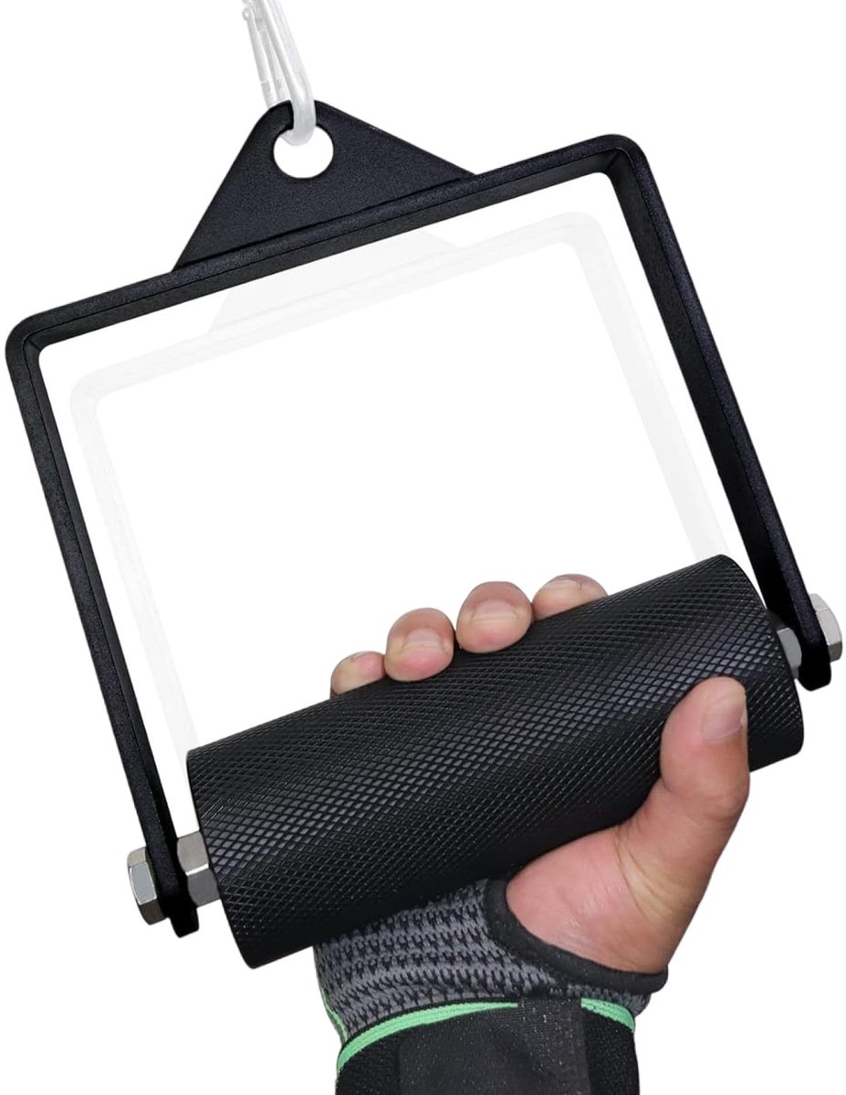 handgreep met één hand, tricepsgreep, fitnessgrepen, kabeltrekkoord, fitness, lattrekgreep, worsteloefening, gymgrepen, accessoires voor kabelmachines, bodybuilding, ø 60 mm
