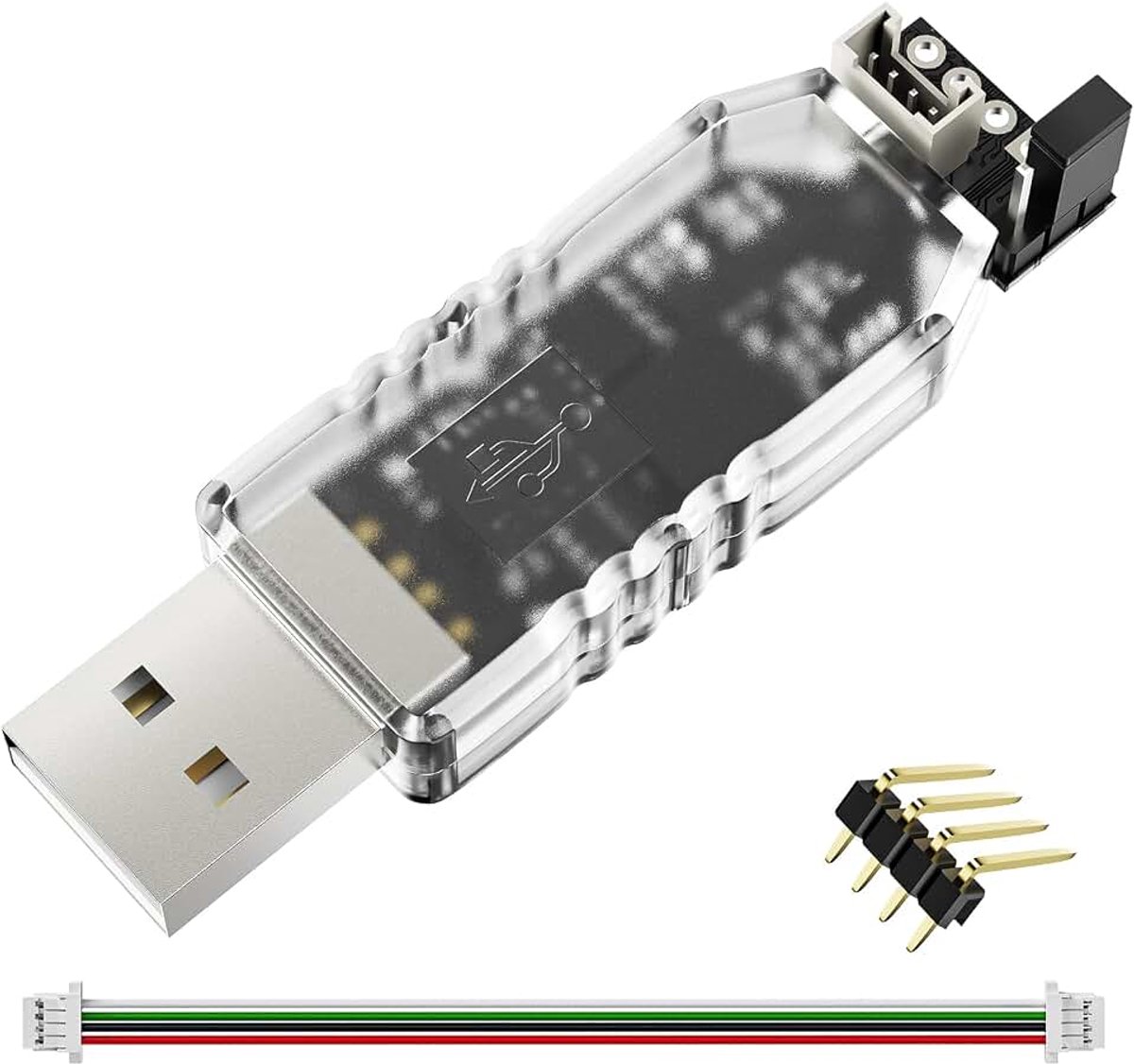 CH340E/FTDI Chip USB naar TTL UART Seriële Converter met overspanningsbeveiliging (3.3V/5V) voor ESP32/Arduino/Raspberry Pi/STM32 MCU beschermt laptop tegen elektrische schade