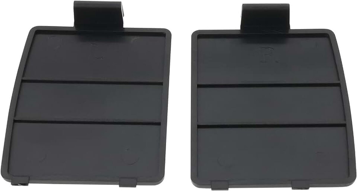 Idea 1 Paar Batterij Cover Set Vervangingen Accessoires Links en Rechts Batterij Cover Compatibel met SEGA Game Gear Console Zwart