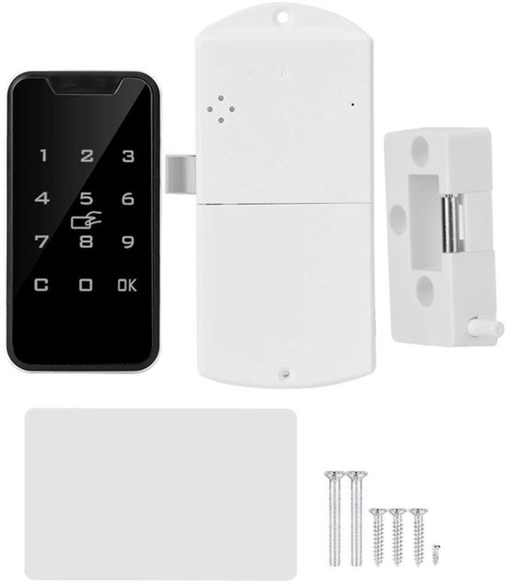 Slimme Digitale RFID Wachtwoordslot met Touchtoetsenbord - Zinklegering Sleutelloze Lock voor Kast, Lade en Kluis