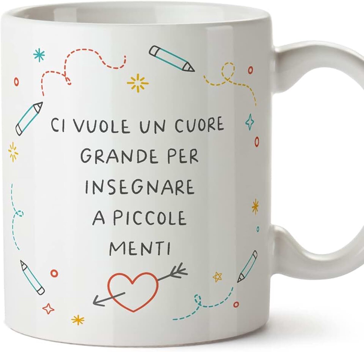 Mokken voor professionals, Italiaans, groot, Piccole Mentti, 330 ml, origineel en grappig cadeau