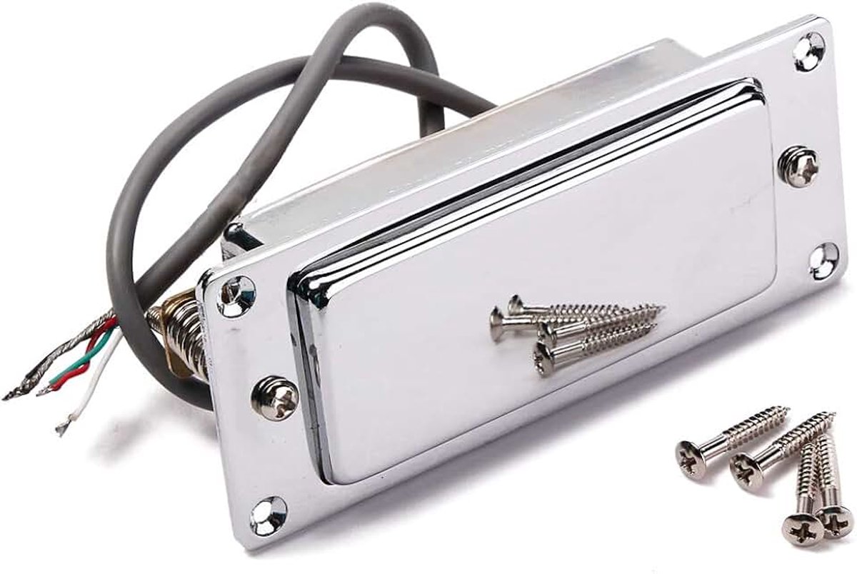 Humbucker Chrome (4-aderige draad