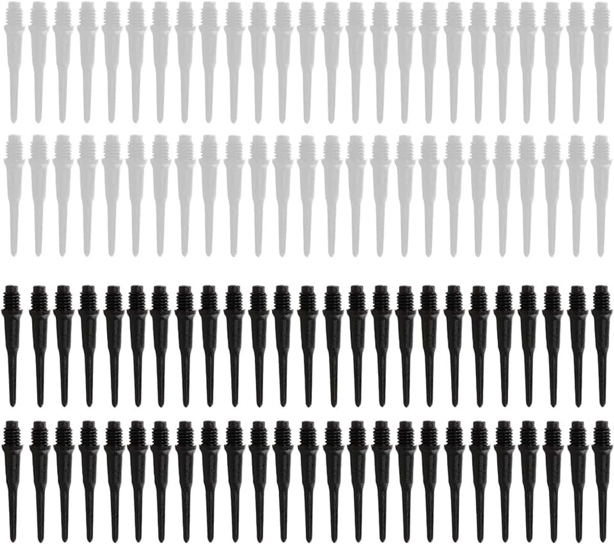 100 stuks dartpunten van kunststof, voor elektronische darts, dartonderdelen