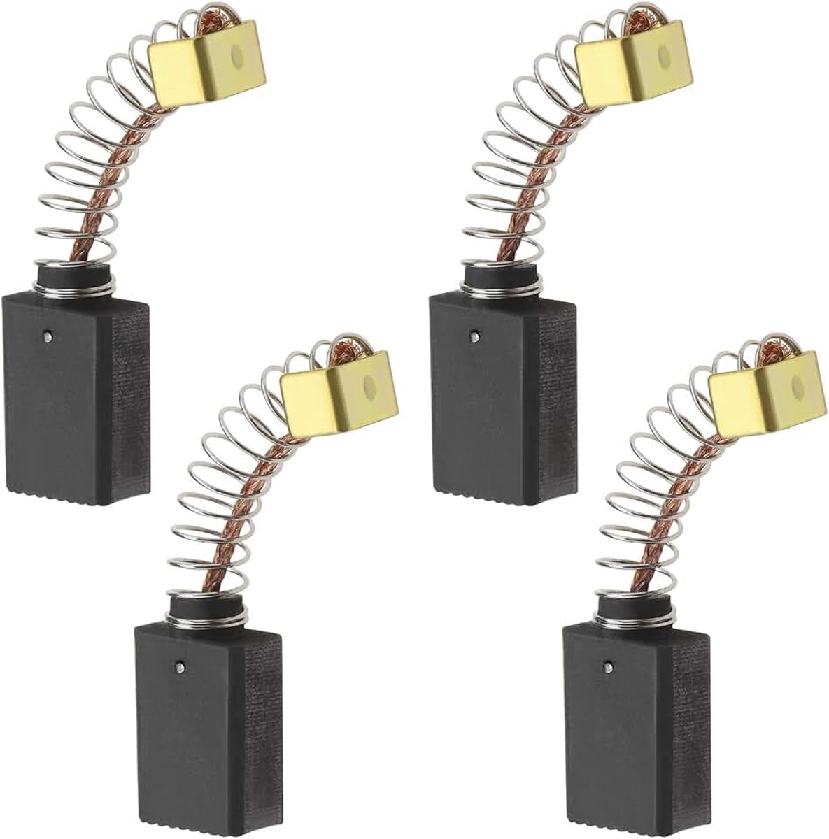 2 paar koolborstels motorkolen compatibel met Workzone PT150601 1500 W boorhamer automatische stop 6 x 11 x 16 mm elektrisch gereedschap reserveonderdelen