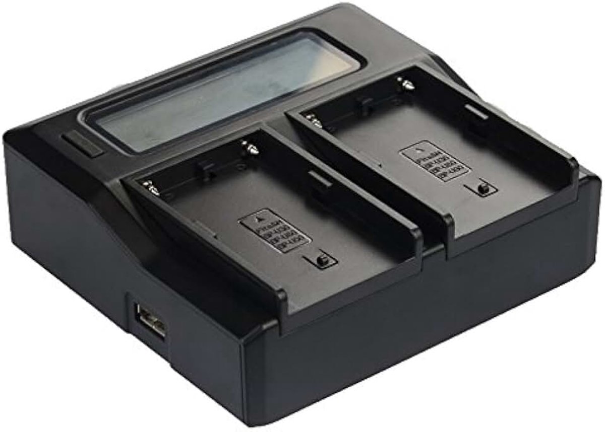 LCD-Screen batterijlader compatibel met SonyBP-U30 BP-U60 PMW-F3 PMW100
