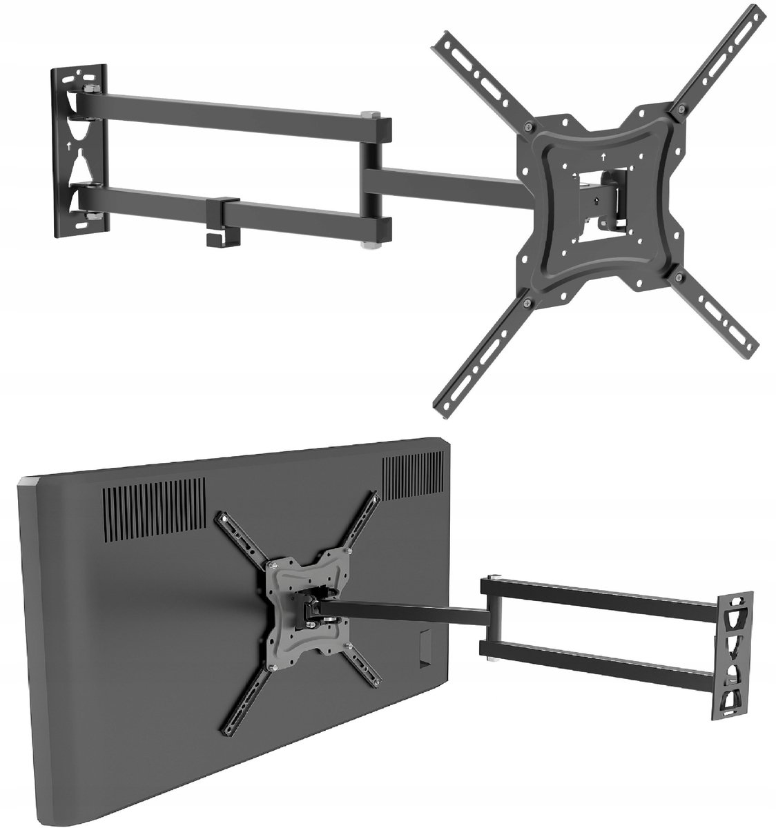 Draaibare TV-wand 60cm, 20-55 inch, hoekmontage