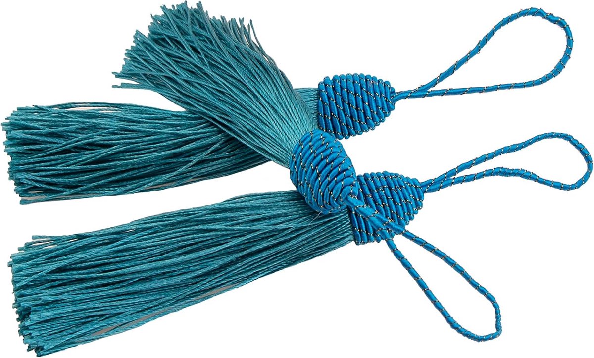 Kwastjes, 6 inch, ambachtelijke kwastjes met koord lus voor sleutelhanger, oorbel, sieraden, doe-het-zelf ambacht, afstuderen gelegenheid