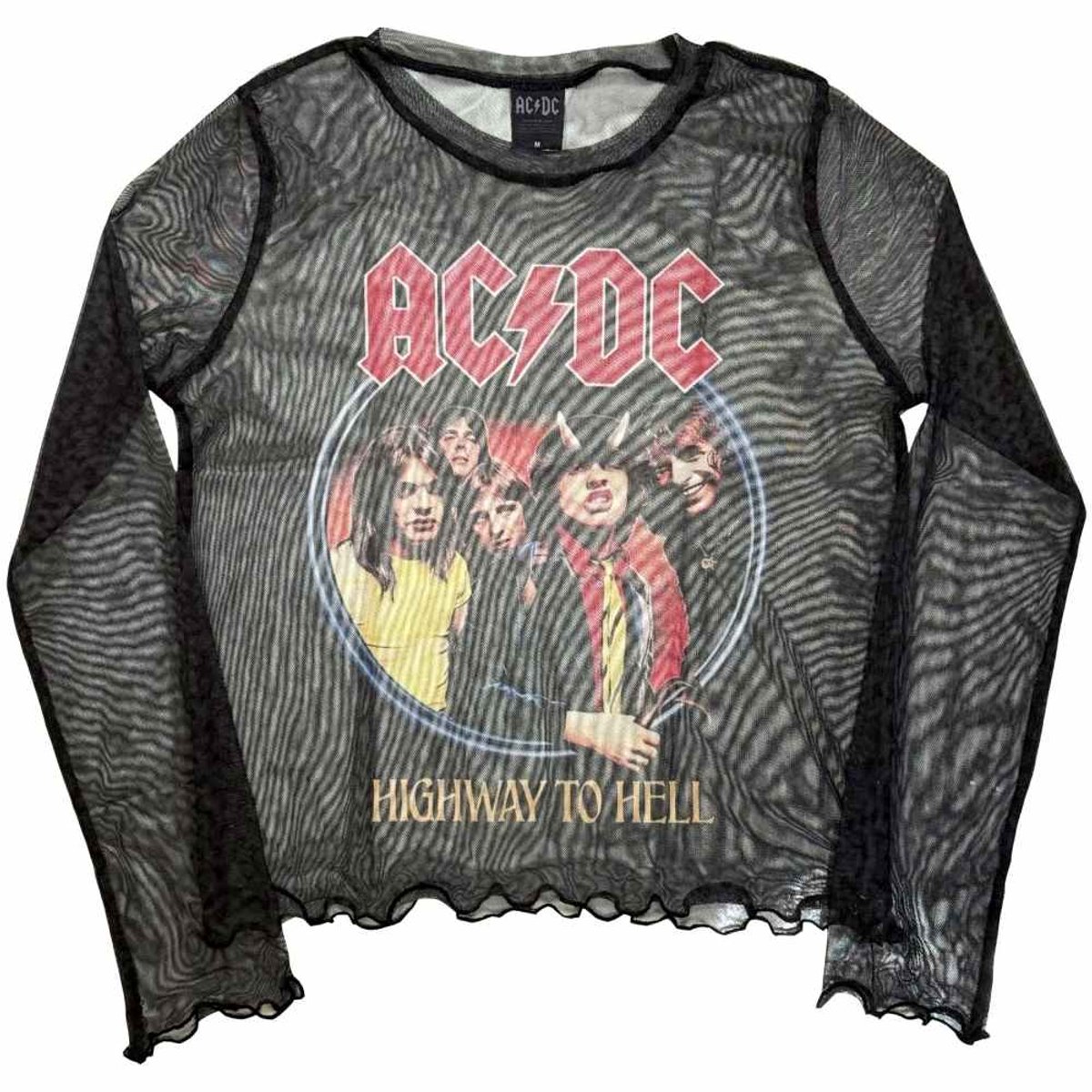AC/DC - Highway To Hell Crop top - XL - Zwart