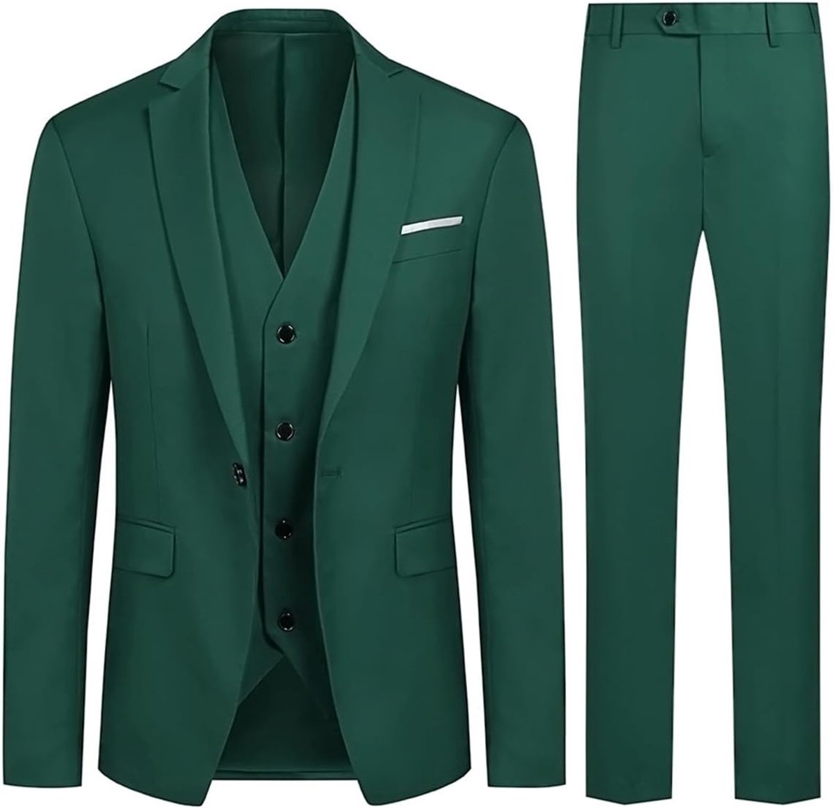 Herenpak, slim fit, 3-delig pak, modern herenpak, 3-delig, colbert, broek voor business, bruiloft