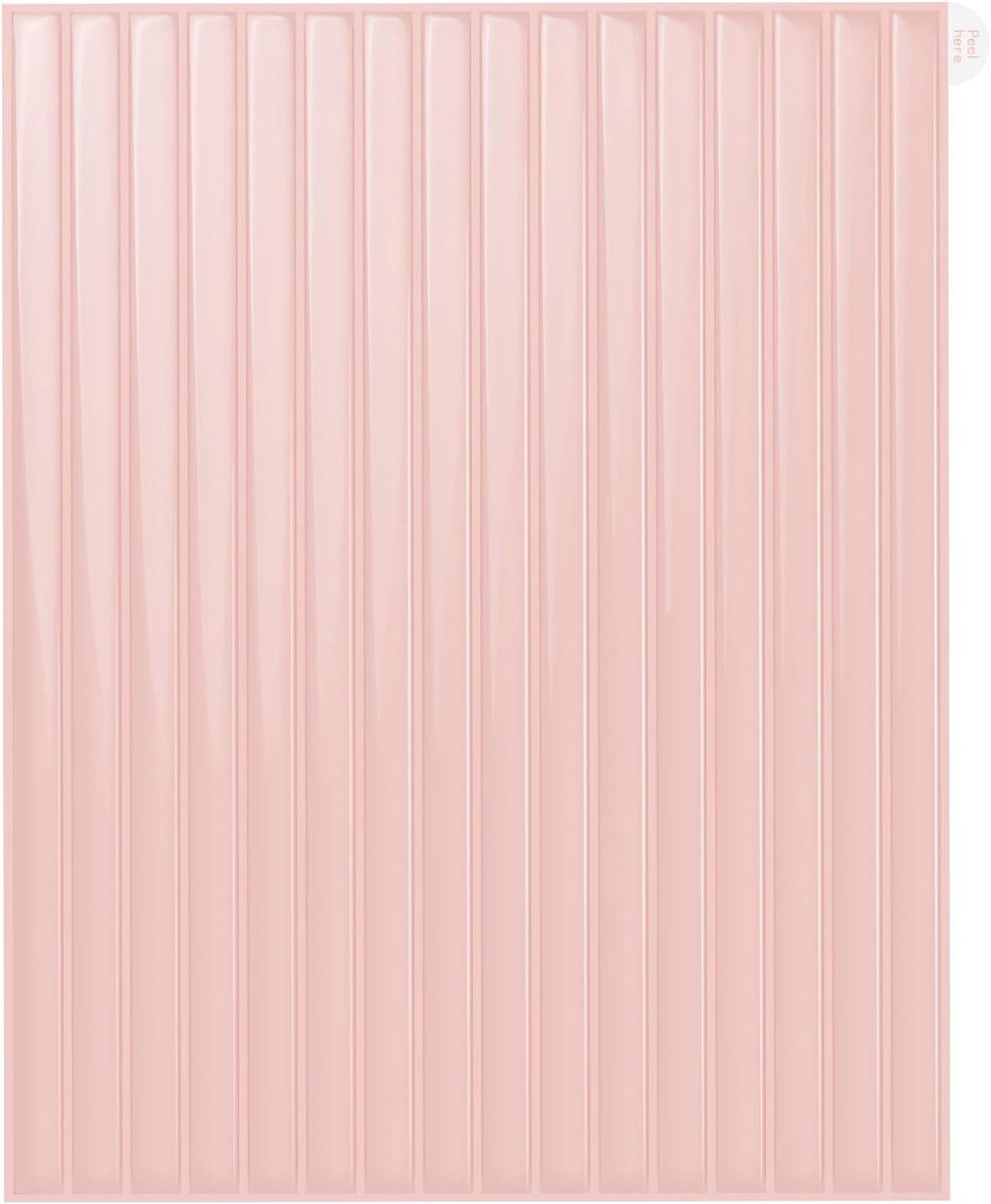 10 vellen 27,9 cm x 22,9 cm roze 3D vinyl tegelsticker voor wand, afpellen en opplakken, zelfklevend, waterdicht, spatscherm, zelfklevende tegelstickers voor keuken, badkamer, wand