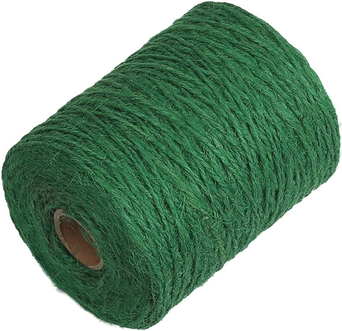 Green Garden Twine, 2mm Jute Twine voor Bloemenkunst, Bundelen, Ambachten (Donkergroen) 656 Feet Groen