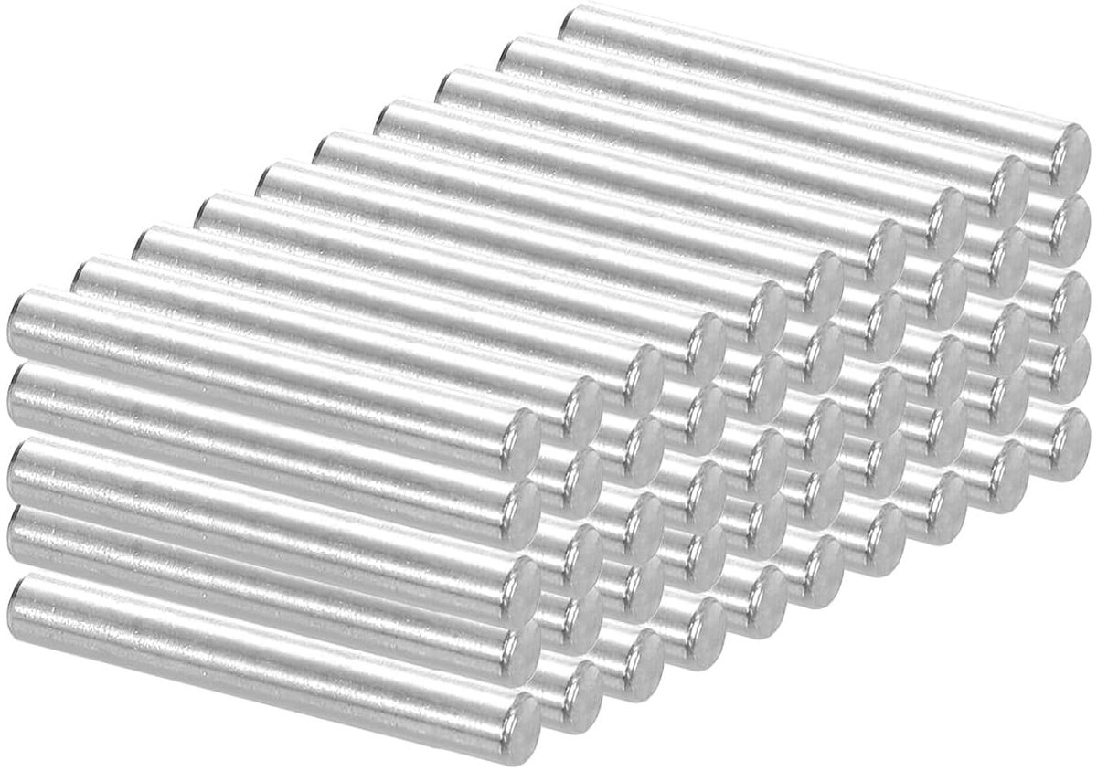 Tapbouten van 304 roestvrij staal, 4 x 30 mm (diameter 5/35 inch), 50 stuks geharde metalen pennen voor stapelbedden, reserveonderdeel