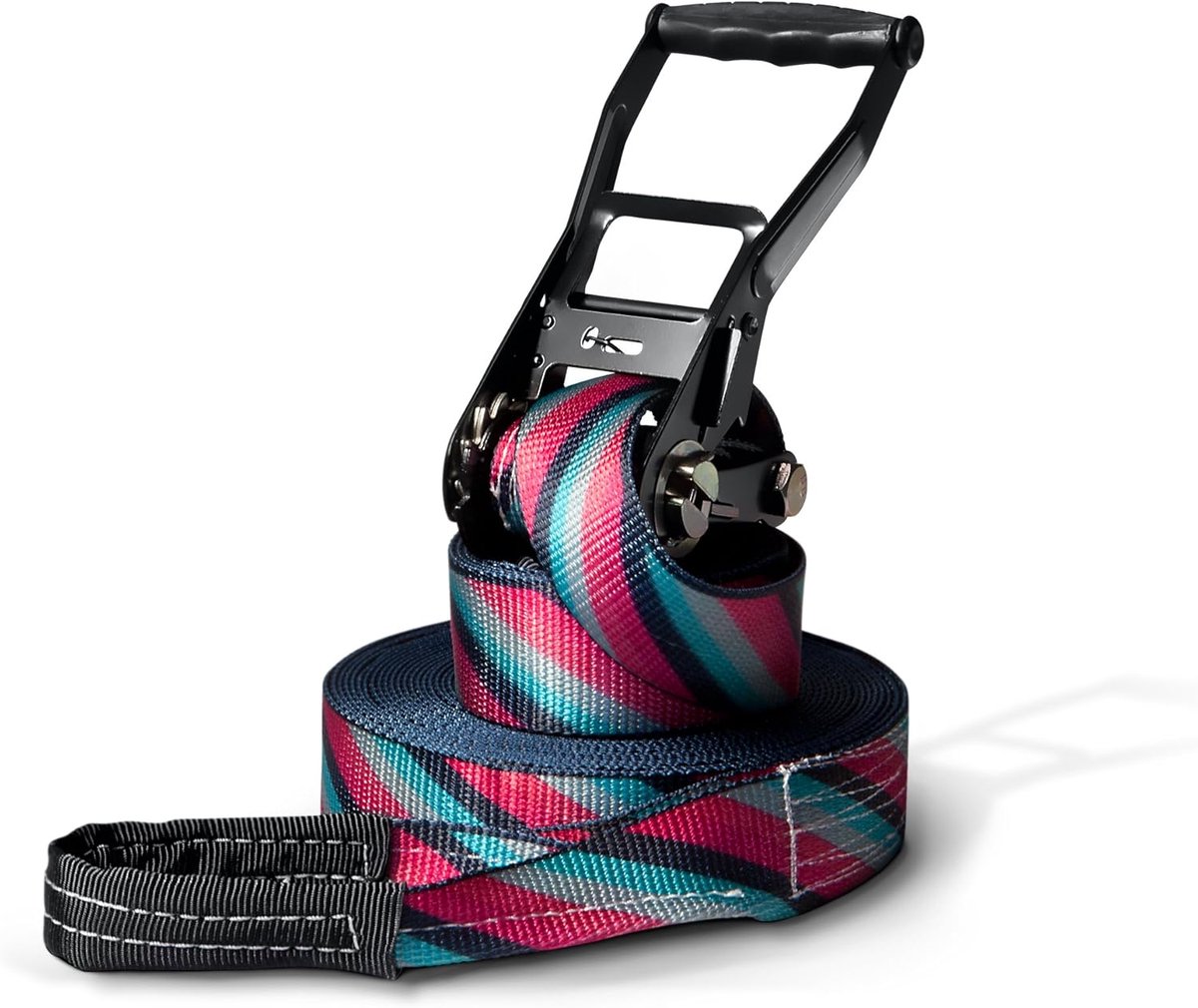 Slackline Lines, 15-35 m lengte, complete set voor kinderen, beginners, gevorderden en professionals, inclusief draagtas