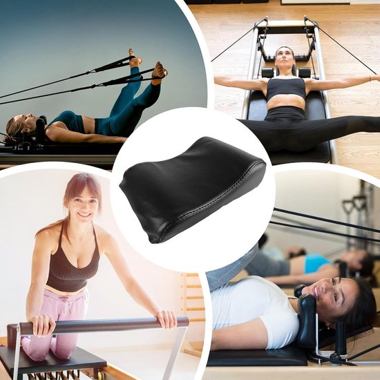 Yoga Bolster Kussen - Pilates Ondersteuning - Oefening en Herstel - Antislip PU Leer - 25 cm Basis - Basis Model — afbeelding 4