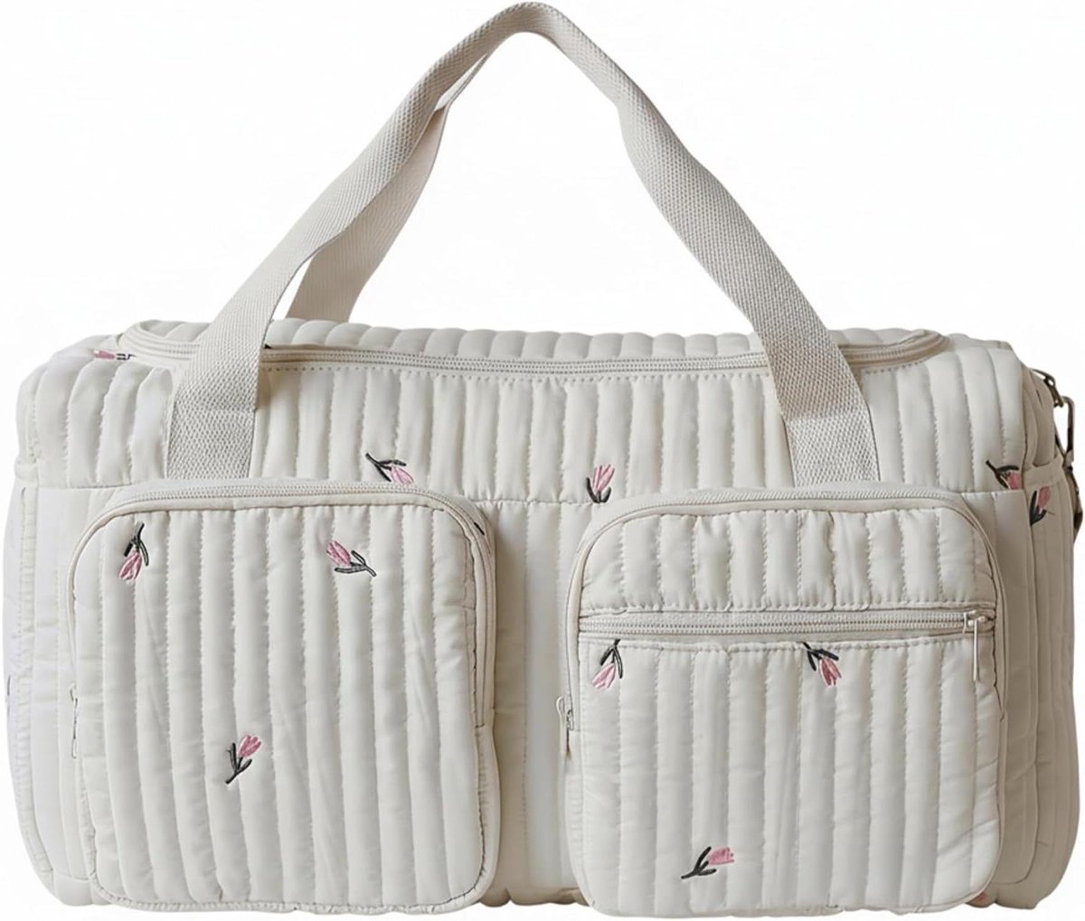 Gewatteerde Luiertas - Weekendtas Baby - Reizen Organiseren - Veelzijdig Ontwerp - 48x22x26 cm - Stijl 1