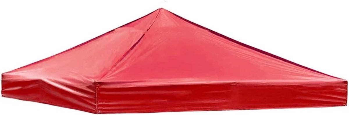 Gazebo Dak Dekzeil - Luifel Hoes - Buitenfeesten - Water- en Weerbestendig - 3x4.5M - Rood