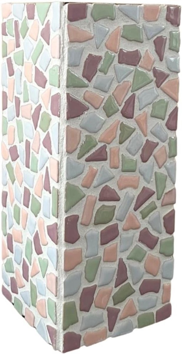 Mozaïek knutselset - vaas (pastel)