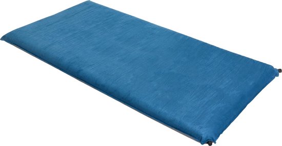 Zelfopblaasbare Slaapmat - Kampeer mat - Kamperen en Outdoor - Ergonomisch Ontwerp - 200x130x10 cm - Blauw — afbeelding 3
