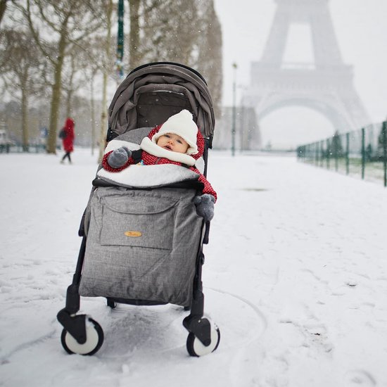 Universele Wintervoetenzak voor Kinderwagen en Buggy - Waterdicht en Warm van Universele — afbeelding 4