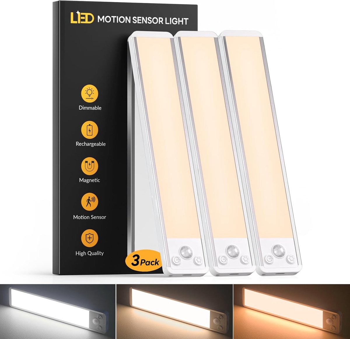 FILIYANO Undercabinet lighting 20CM, 3-Color - ShopVlot
