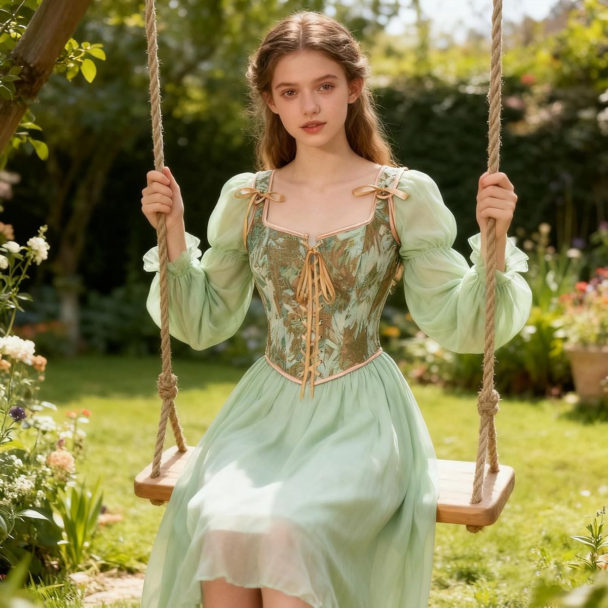 korset voor dames, bloemenbustier over de borst met veters en ronde hals, gothic-top, steampunk voor festival