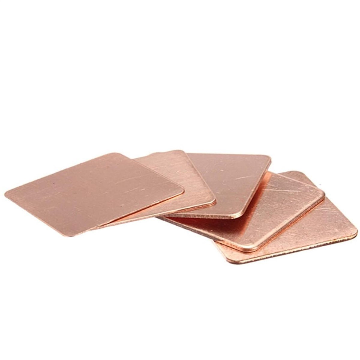 Metalen Platen - Koperen Strips - Warmteafvoer - Hoge Geleiding - 5 Stuks - Koper