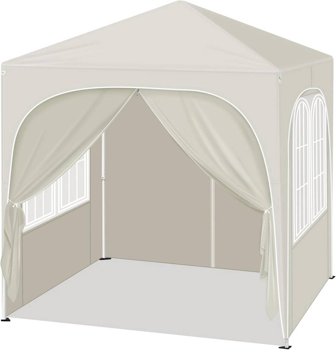 SureDeal® - paviljoen - Opvouwbaar - Voorzien zijwanden - Partytent hoogte verstelbaar - 2x2x2,32 cm