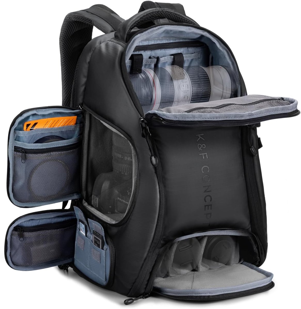 Waterdichte cameratas met regenhoes, statiefhouder en 25 liter capaciteit voor casual gebruik