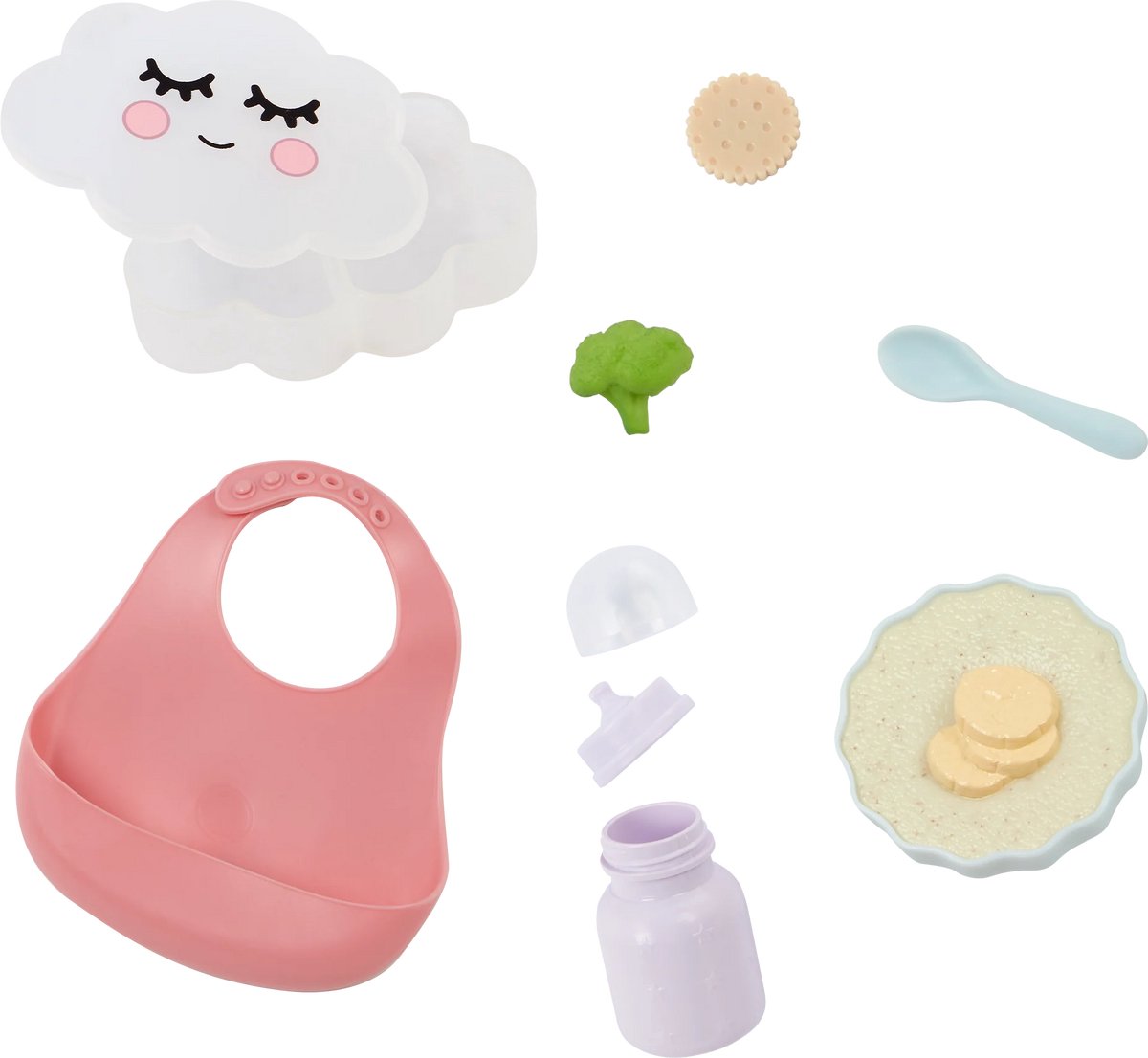 LullaBabypop-verzorgingsset: voeding en verzorging voor poppen