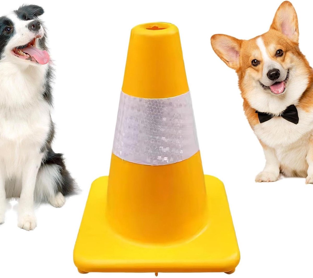 Honden Trainingspaal - Puppy Toilet - Zindelijkheidstraining - Natuurlijk Markeringsinstinct - 30 x 20 x 20 cm - Geel