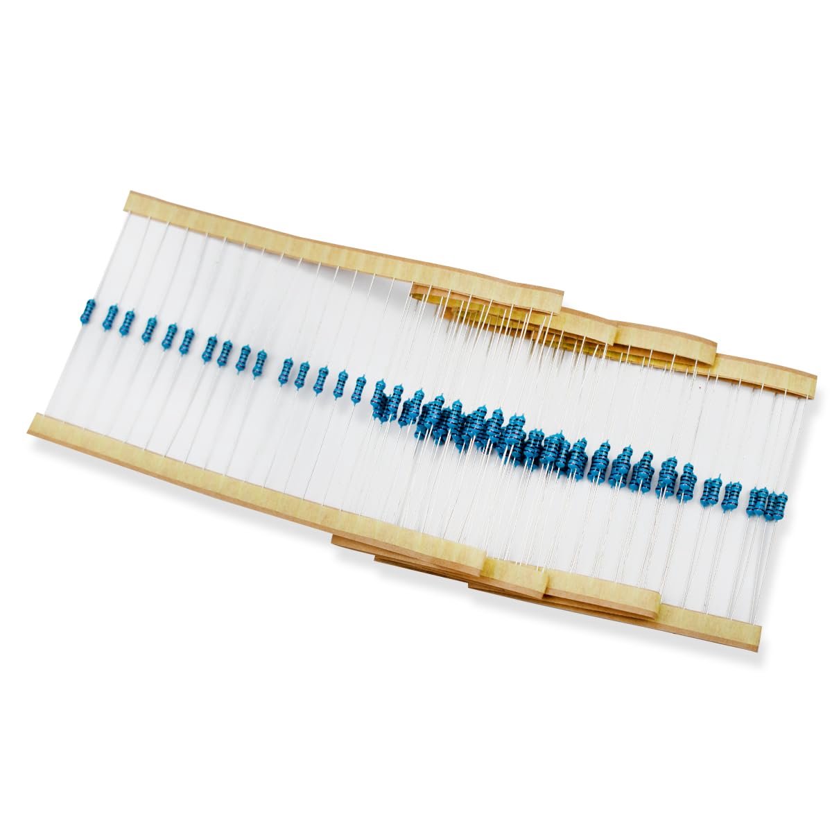 100 Pcs 1/4W 1% Tolerantie 220 Ohm Weerstand van de Metaalfilm voor DIY Project en Experimenten