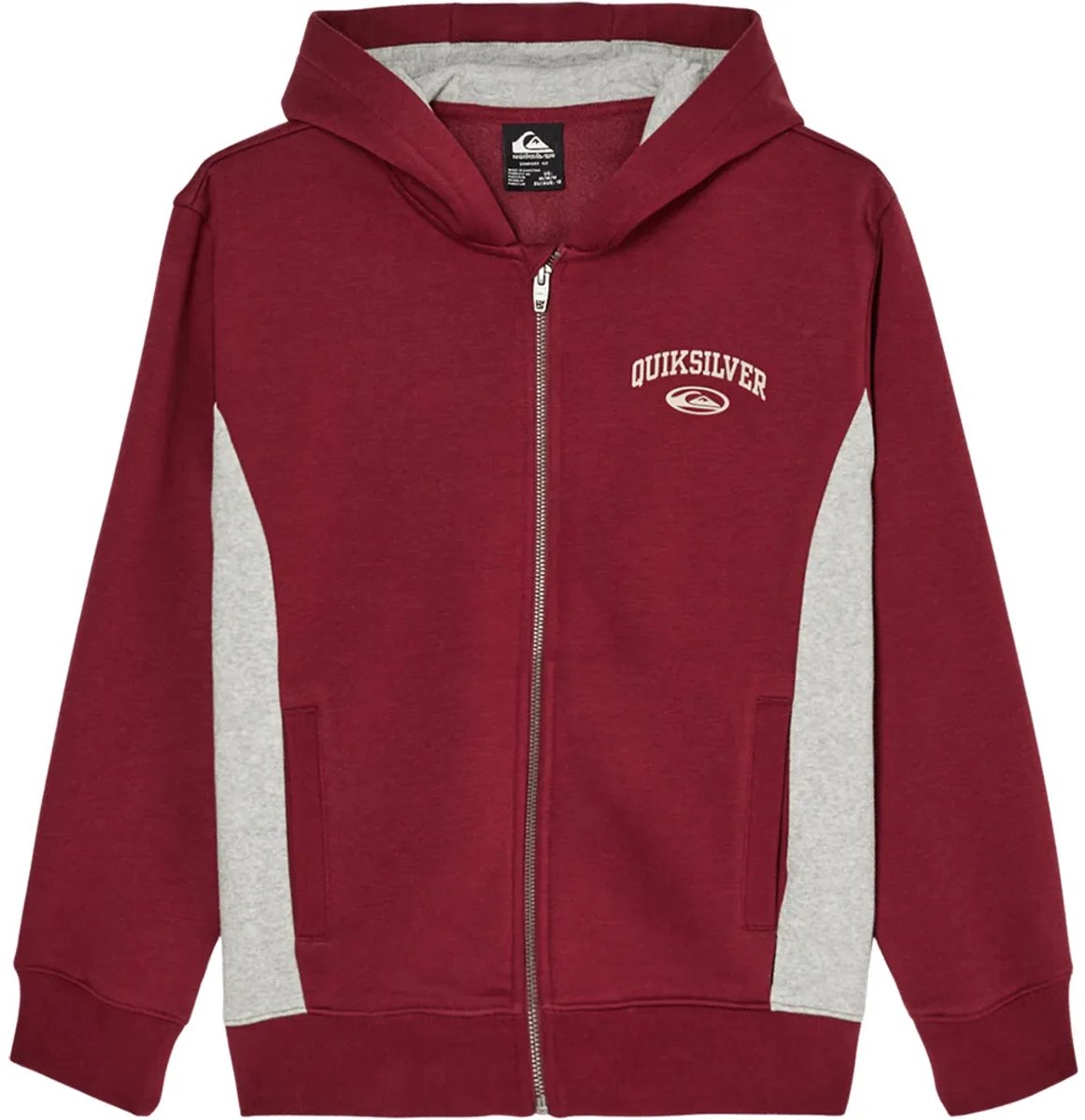 Quiksilver No Teacher Hd Z Sweatshirt Met Rits 8 Years Jongen Rood