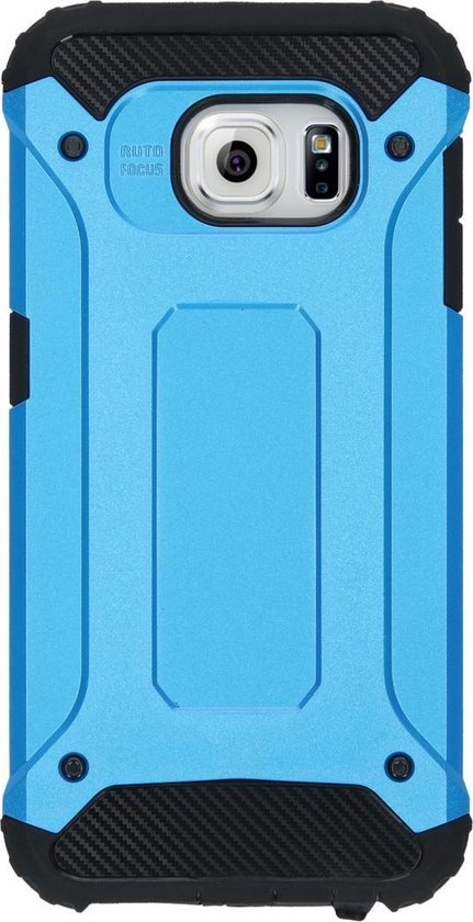 blauwe vinvis vervorming Ruilhandel iMoshion Rugged Xtreme Backcover Samsung Galaxy S6 hoesje - Lichtblauw |  bol.com