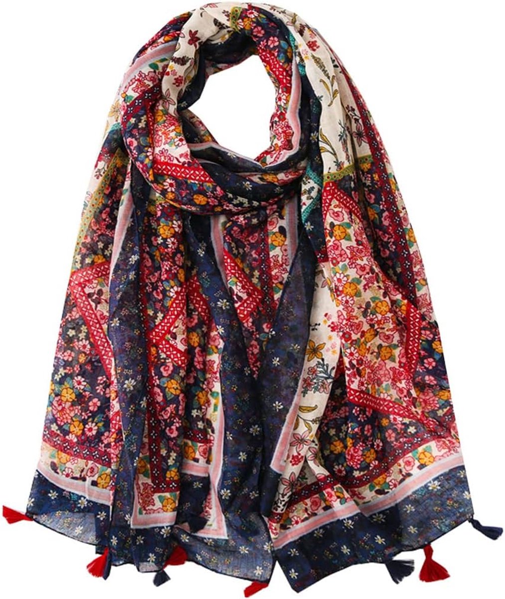 Stola voor dames, hoofddoek, halsdoek, feestelijke stola, zomersjaal, zonwering, sjaal voor zandstrand
