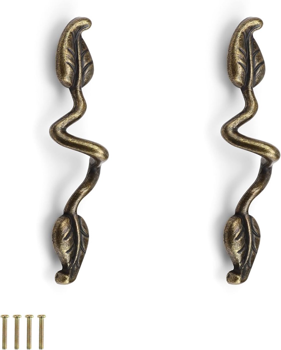 2 stuks meubelgrepen, antiek meubelgreep, vintage design, keukenmeubelgreep voor kasten, laden, badkamers