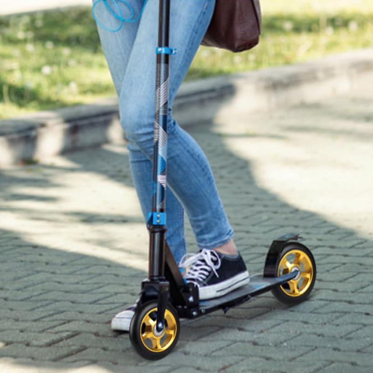 SnelShoppen Ubric Stuntstepwielen 100 mm 2 reservewielen voor scooters universeel ideaal voor stuntstep skateboard kinderen en recreatie