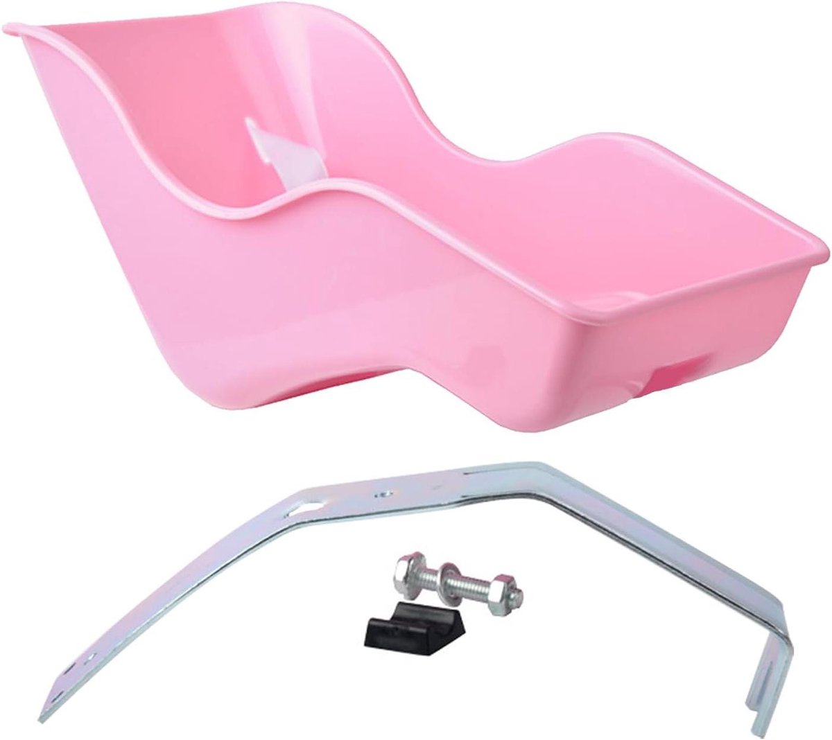 Poppenstoel Fiets - Poppenzitje Kinderzitje - Poppen Vervoeren - Eenvoudige Bevestiging - 377 x 207 x 163 cm - Meerkleurig