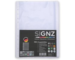 SIGNZ Brochure Covers (DIN A4, 55 my), 120 pieces, grained, CO2 neutral, made in Germany - ShopVlot