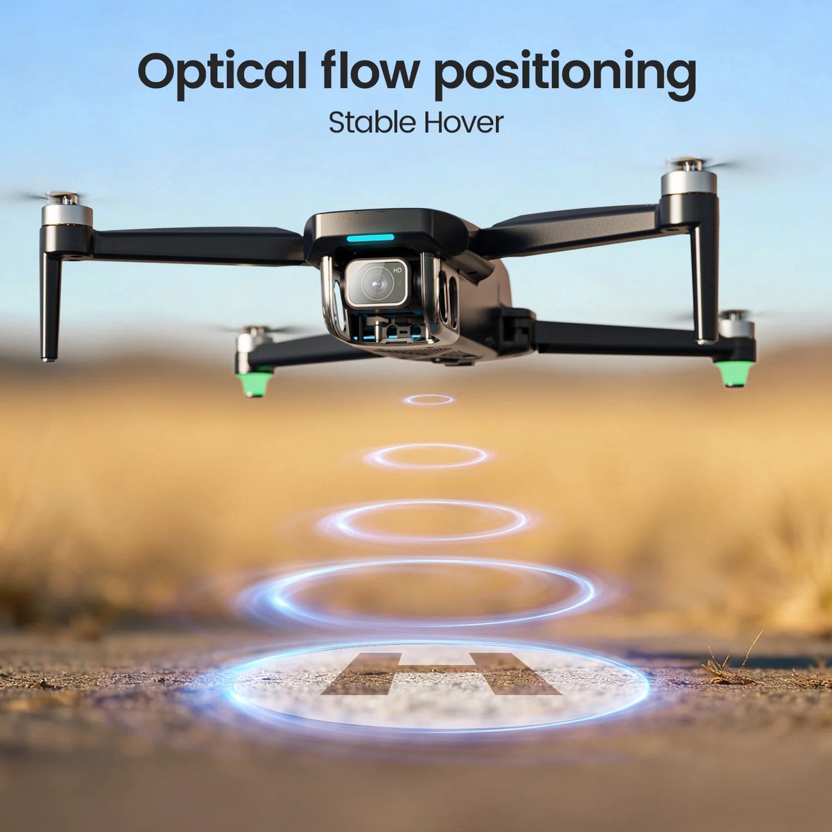 HS175G GPS Drone met 4K Camera- incl. 2 Accu's & Draagkoffer – foto 4