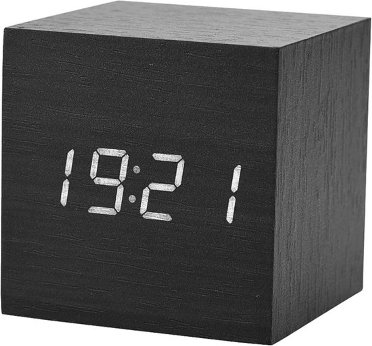 Vt products - Digitale Klok - Houten Bureauklok - Alarmfunctie