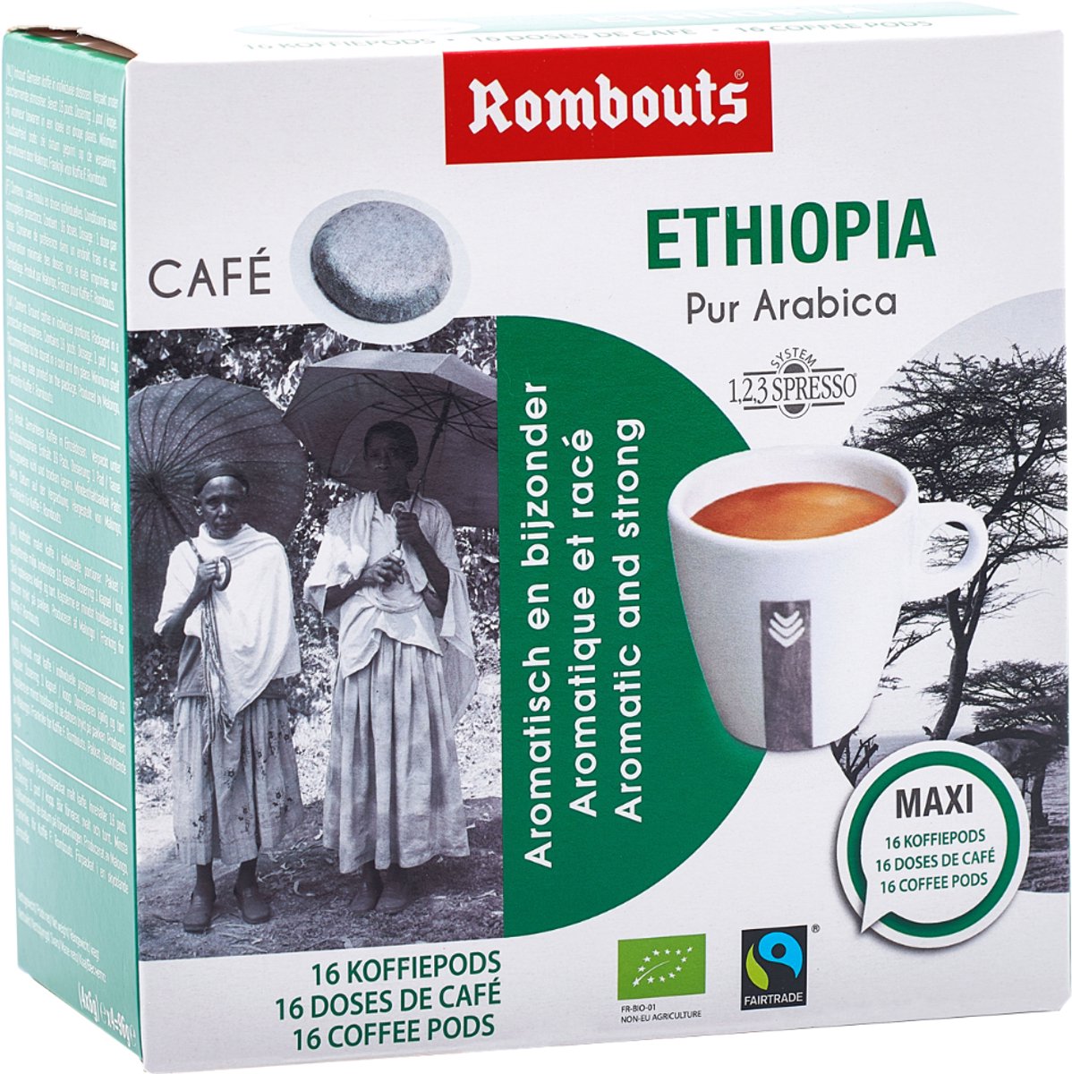 Rombouts - Koffie - 10 x Ethiopia 16 pods