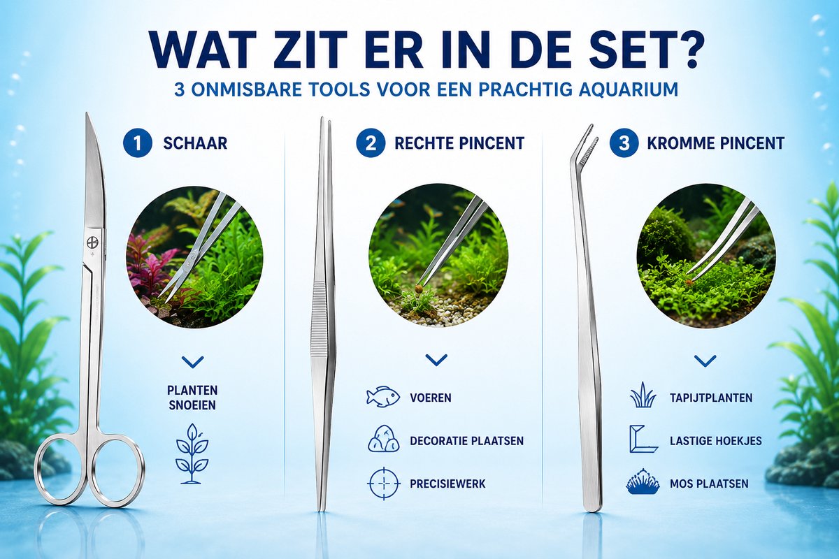 Aqua Aqua Loui Aquarium Gereedschapset - afbeelding 3