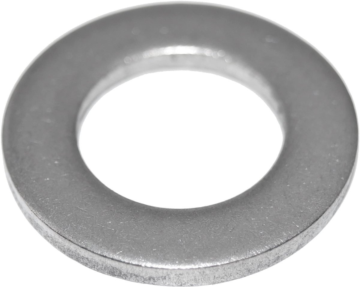 Onderlegringen M4 roestvrij staal V2A 100 stuks sluitringen 4,3 x 9 x 0,8 mm van roestvrij staal A2 VA, DIN 125, ISO 7089 - vorm A