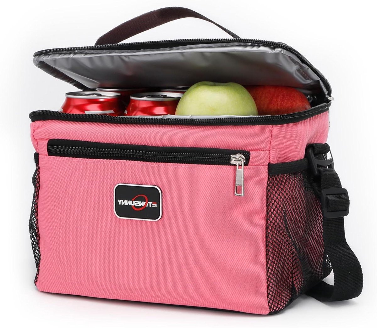 Opvouwbare Koeltas - Lunchtas Koelbox - Lunch Meenemen - Lekvrije Isolatie - 8 Liter - Grijs