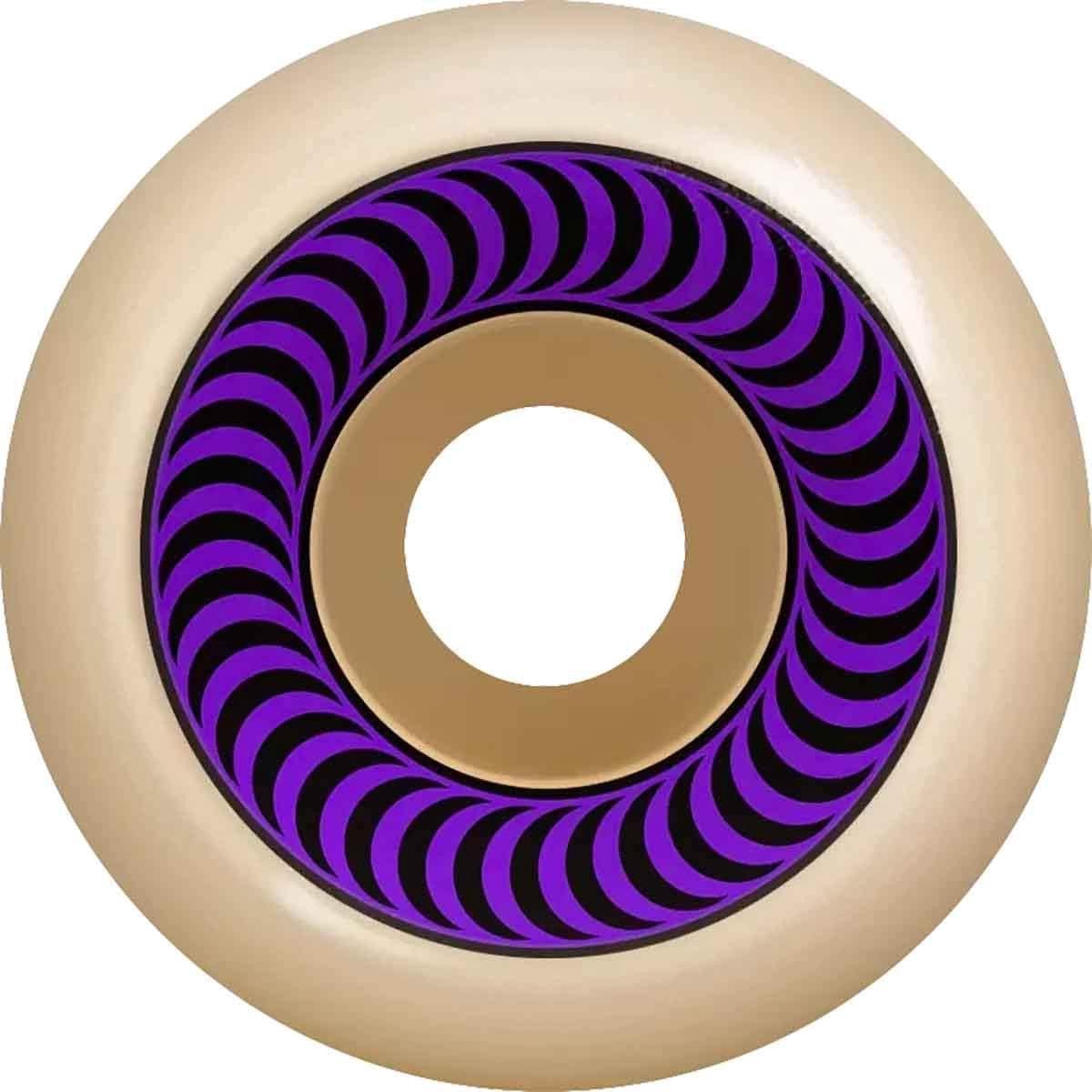 Skateboard Wielen Wielen Set Straat Skaten Breder Rijoppervlak 58 mm Natuurlijk