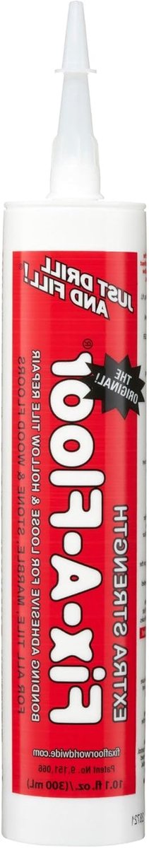 Fix-A-Floor Vloerreparatielijm - 300 ml - Extra Sterk voor Losse en Holle Tegels, Werkt op Alle Vloeren en Vloerverwarming
