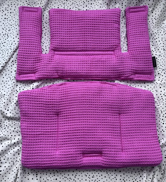 Roze kussenset voor op de Tripp Trapp stoel — afbeelding 2